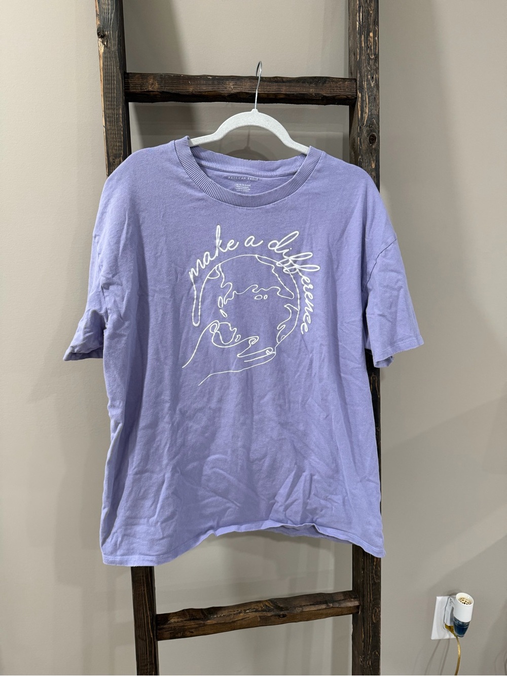 American Eagle ‘Make A Difference’ Graphic Shirt